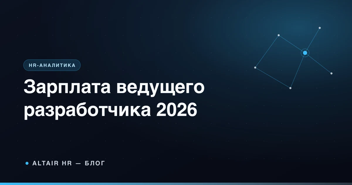 Зарплата ведущего разработчика в 2026 году для малого бизнеса и ИТ-найма
